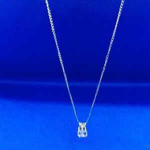 Sterling CZ Necklace  Sterling